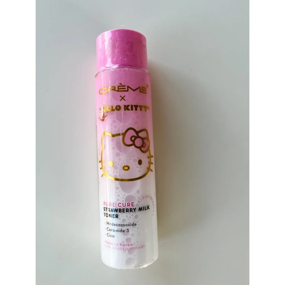 Creme x Hello Kitty Pure Cure Strawberry Milk Toner, Klean Beauty™ 6.76 Fl. Oz.